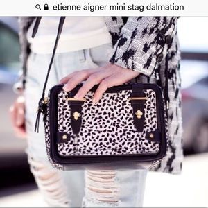 Etienne Aigner Mini Stag Dalmatian Crossbody